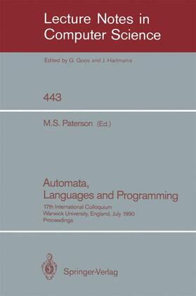 Paterson |  Automata, Languages and Programming | Buch |  Sack Fachmedien