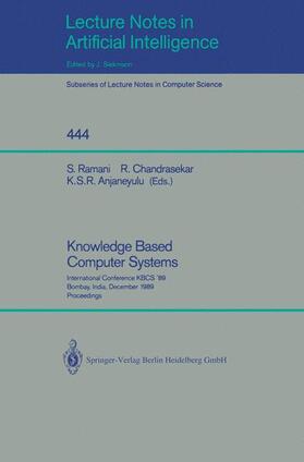 Ramani / Anjaneyulu / Chandrasekar |  Knowledge Based Computer Systems | Buch |  Sack Fachmedien