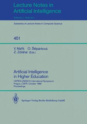 Marik / Zdrahal / Stepankova |  Artificial Intelligence in Higher Education | Buch |  Sack Fachmedien