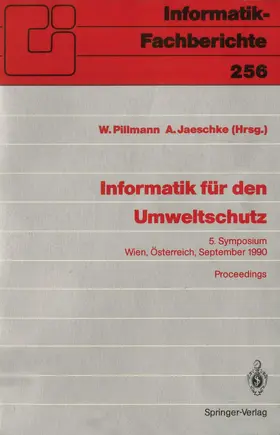 Jaeschke / Pillmann |  Informatik für den Umweltschutz | Buch |  Sack Fachmedien