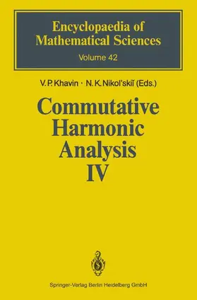 Khavin / Nikol'skii |  Commutative Harmonic Analysis IV | Buch |  Sack Fachmedien