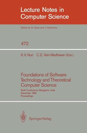Veni Madhavan / Nori |  Foundations of Software Technology and Theoretical Computer Science | Buch |  Sack Fachmedien