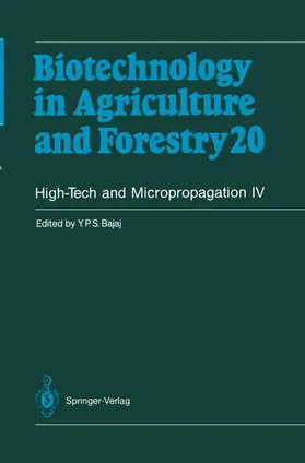 Springer |  High-Tech and Micropropagation IV | Buch |  Sack Fachmedien