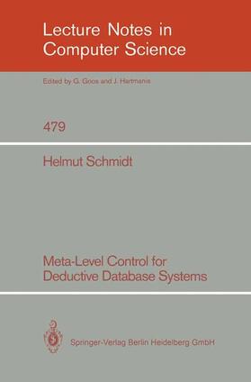 Schmidt |  Meta-Level Control for Deductive Database Systems | Buch |  Sack Fachmedien