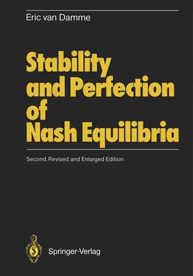Damme |  Stability and Perfection of Nash Equilibria | Buch |  Sack Fachmedien