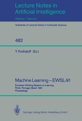 Kodratoff |  Machine Learning - EWSL-91 | Buch |  Sack Fachmedien