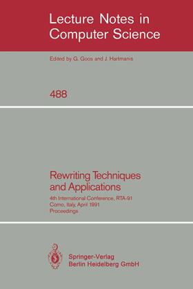 Book |  Rewriting Techniques and Applications | Buch |  Sack Fachmedien