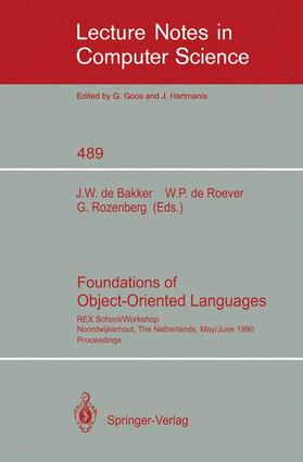Bakker / Rozenberg / Roever |  Foundations of Object-Oriented Languages | Buch |  Sack Fachmedien