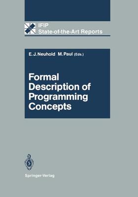 Paul / Neuhold |  Formal Description of Programming Concepts | Buch |  Sack Fachmedien