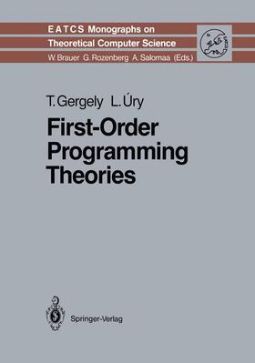 Ury / Gergely |  First-Order Programming Theories | Buch |  Sack Fachmedien
