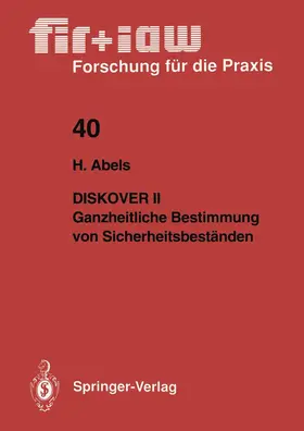 Abels |  Diskover II Ganzheitliche Bestimmung von Sicherheitsbeständen | Buch |  Sack Fachmedien