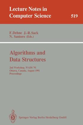 Dehne / Santoro / Sack |  Algorithms and Data Structures | Buch |  Sack Fachmedien