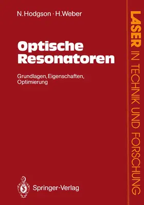 Weber / Hodgson |  Optische Resonatoren | Buch |  Sack Fachmedien