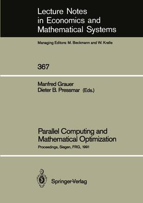 Pressmar / Grauer |  Parallel Computing and Mathematical Optimization | Buch |  Sack Fachmedien