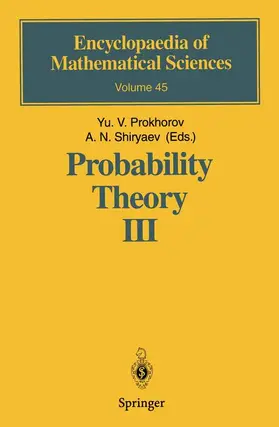 Prokhorov / Shiryaev |  Probability Theory III | Buch |  Sack Fachmedien