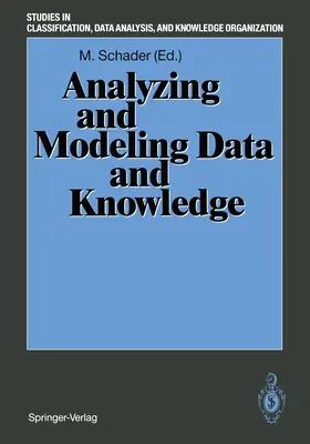 Schader |  Analyzing and Modeling Data and Knowledge | Buch |  Sack Fachmedien