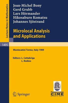 Cattabriga / Rodino |  Microlocal Analysis and Applications | Buch |  Sack Fachmedien