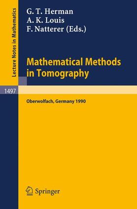 Herman / Natterer / Louis |  Mathematical Methods in Tomography | Buch |  Sack Fachmedien