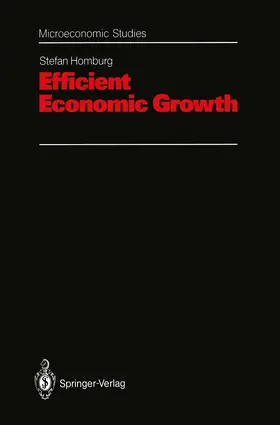 Homburg |  Efficient Economic Growth | Buch |  Sack Fachmedien