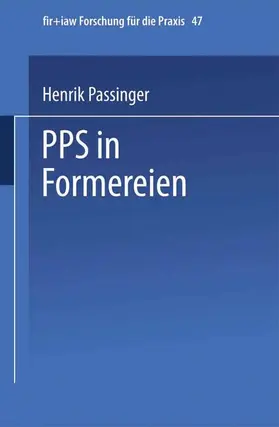 Passinger |  PPS in Formereien | Buch |  Sack Fachmedien