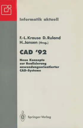 Krause / Jansen / Ruland |  CAD ¿92 | Buch |  Sack Fachmedien