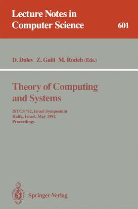 Dolev / Rodeh / Galil |  Theory of Computing and Systems | Buch |  Sack Fachmedien