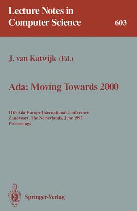 Katwijk |  Ada: Moving Towards 2000 | Buch |  Sack Fachmedien