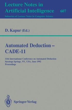 Kapur |  Automated Deduction - CADE-11 | Buch |  Sack Fachmedien