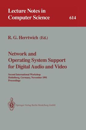 Herrtwich |  Network and Operating System Support for Digital Audio and Video | Buch |  Sack Fachmedien