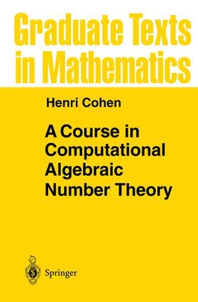 Cohen |  A Course in Computational Algebraic Number Theory | Buch |  Sack Fachmedien