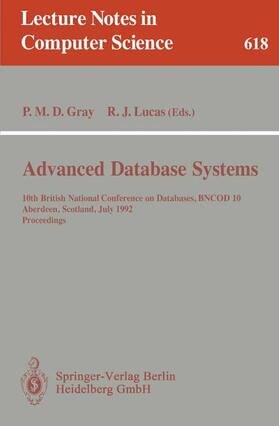 Lucas / Gray |  Advanced Database Systems | Buch |  Sack Fachmedien