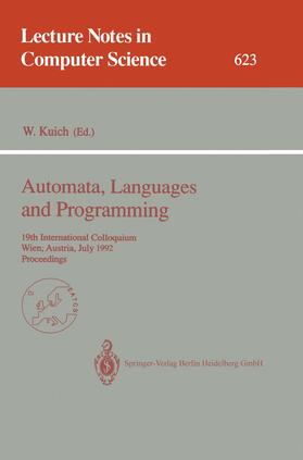 Kuich |  Automata, Languages and Programming | Buch |  Sack Fachmedien