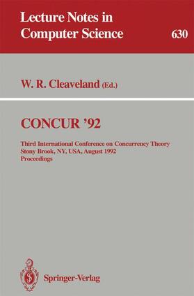 Cleaveland |  CONCUR '92 | Buch |  Sack Fachmedien