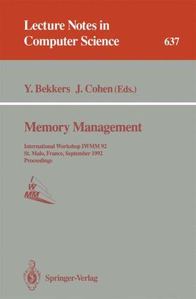 Cohen / Bekkers |  Memory Management | Buch |  Sack Fachmedien