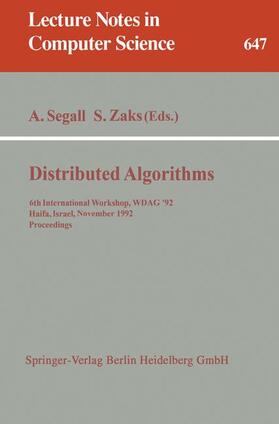 Zaks / Segall |  Distributed Algorithms | Buch |  Sack Fachmedien