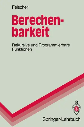 Felscher |  Berechenbarkeit | Buch |  Sack Fachmedien