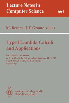 Groote / Bezem |  Typed Lambda Calculi and Applications | Buch |  Sack Fachmedien