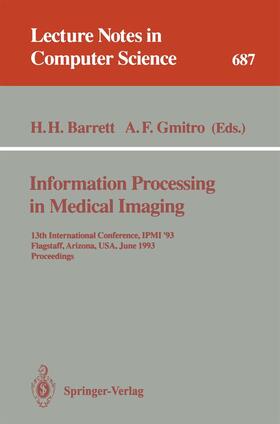 Gmitro / Barrett |  Information Processing in Medical Imaging | Buch |  Sack Fachmedien