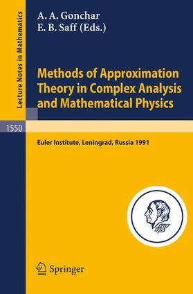 Saff / Gonchar |  Methods of Approximation Theory in Complex Analysis and Mathematical Physics | Buch |  Sack Fachmedien
