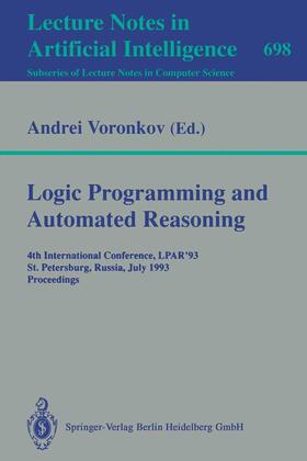 Voronkov |  Logic Programming and Automated Reasoning | Buch |  Sack Fachmedien