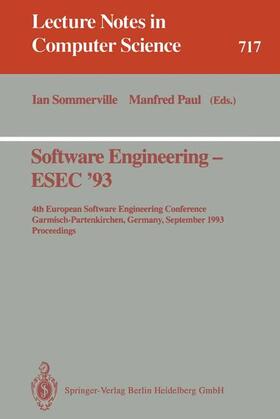 Paul / Sommerville |  Software Engineering - ESEC '93 | Buch |  Sack Fachmedien