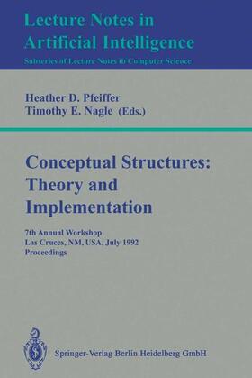 Nagle / Pfeiffer |  Conceptual Structures: Theory and Implementation | Buch |  Sack Fachmedien