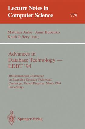 Jarke / Jeffery / Bubenko |  Advances in Database Technology - EDBT '94 | Buch |  Sack Fachmedien