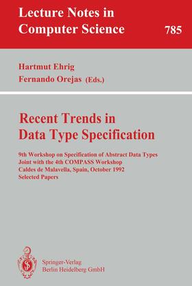 Orejas / Ehrig |  Recent Trends in Data Type Specification | Buch |  Sack Fachmedien