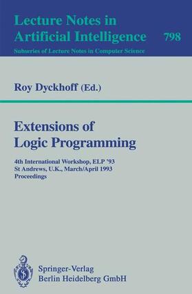Dyckhoff |  Extensions of Logic Programming | Buch |  Sack Fachmedien