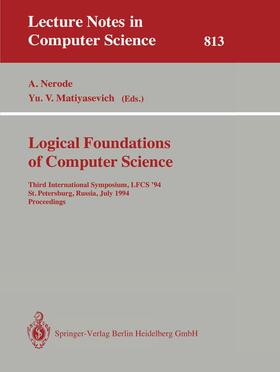 Matiyasevich / Nerode |  Logical Foundations of Computer Science | Buch |  Sack Fachmedien