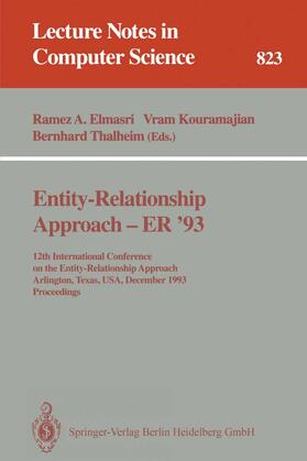 Elmasri / Thalheim / Kouramajian |  Entity-Relationship Approach - ER '93 | Buch |  Sack Fachmedien