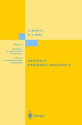 Ross / Hewitt |  Abstract Harmonic Analysis | Buch |  Sack Fachmedien