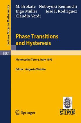 Visintin |  Phase Transitions and Hysteresis | Buch |  Sack Fachmedien