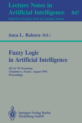 Ralescu |  Fuzzy Logic in Artificial Intelligence | Buch |  Sack Fachmedien